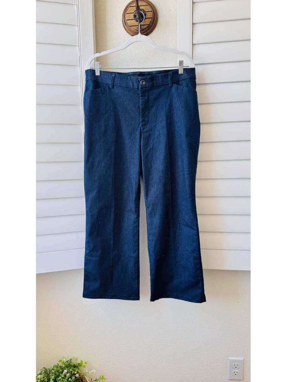 Lee Flex Motion Mid Rise Regular Fit Denim Trousers Size 12